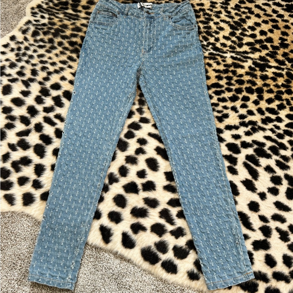 Fashion Nova Light Blue Skinny Jeans